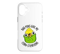 Bad Puns Give Me Corn-stipation Funny Corn Puns Coque pour iPhone 16 Plus