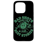 Bad Shots Make The Best Stories Golfeur Funny Golf Lover Coque pour iPhone 15 Pro
