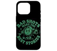 Bad Shots Make The Best Stories Golfeur Funny Golf Lover Coque pour iPhone 16 Pro