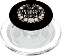 Bad Theology Hurts People Conscience chrétienne PopSockets PopGrip pour MagSafe