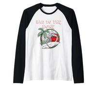 Bad to The Bone Squelette Manche Raglan