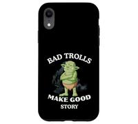 Bad Trolls Make Story Funny Trolls Coque pour iPhone XR