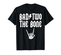 Bad Two the Bone Main squelette 2ème anniversaire garçon fille T-Shirt