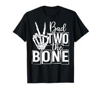 Bad Two The Bone Squelette Main 2ème Anniversaire 2 Ans Enfants T-Shirt