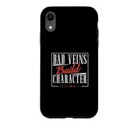 Bad Veins Build Character Phlébotomist Funny Phlébotomist Technologie de phlébotomie Coque pour iPhone XR