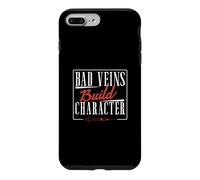 Bad Veins Build Character Phlébotomist Funny Phlébotomist Technologie de phlébotomie Coque pour iPhone 7 Plus/8 Plus