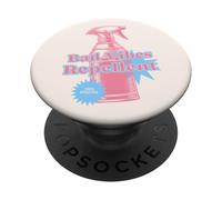 Bad Vibes Répulsif Rose Pastel Rétro Amusant Positive Vibe PopSockets PopGrip Adhésif
