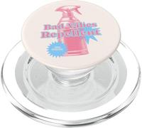 Bad Vibes Répulsif Rose Pastel Rétro Amusant Positive Vibe PopSockets PopGrip pour MagSafe