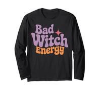 Bad Witch Energy Halloween Spirit Manche Longue