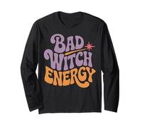 Bad Witch Energy Halloween Spirit Manche Longue