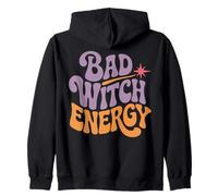 Bad Witch Energy Halloween Spirit Sweat à Capuche