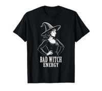 Bad Witch Energy Sassy Halloween Occulte Witchy Wicca T-Shirt