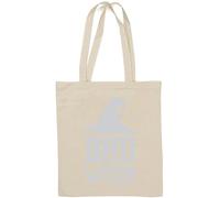 Bad Witch Sac fourre-tout en coton naturel Motif chapeau d'Halloween Blanc