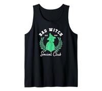 Bad Witch Social Club Est.1939 - Logo Sorcière Vert Débardeur