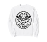 Bad Women Snake Dague Vintage Rebel Graphic Sweatshirt