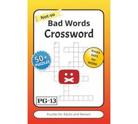 Bad Words Crossword Puzzles: Not-so Bad Words Crossword Puzzle Book | Crossword Puzzles with Easy to Read Print featuring PG-13 rating words | 6x9 ... … Gifts for Vacations, Holidays, and Travel