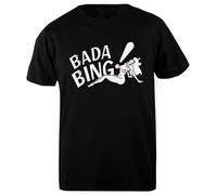 Bada Bing T-Shirt Homme Basic Coton Noir