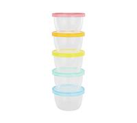 Badabulle BadaBowls Maxiportions | 5 Pots de Conservation 250ml | Hermétiques | Fabriqués en France