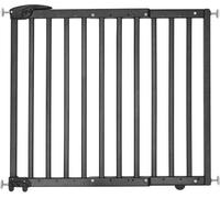 Badabulle Barriere de Sécurité Deco Pop - Barriere Extensible pour Ouverture de 63 a 106cm - Fixation Vis, Noir