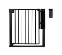 Badabulle Barrière de sécurité enfant Safe&Pass – Déverrouillage automatique – 75–81,5 cm – Noir