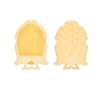 Badabulle Brosse Cheveux Bébé - Bain Bebe - Pour Retirer les Croutes de Lait en Douceur - Peigne Bebe - 2 en 1 - Brosse de Massage Cuir Chevelu - Souple & Douce en Silicone