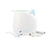 Badabulle Chauffe Biberon Nomade Easy(+) - Utilisation Maison et Voiture, Adaptateur Inclus - Universel avec Anneau d'Adaptation - Chauffe à la Vapeur - Dosette et Panier Inclus