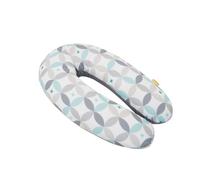 Badabulle Coussin de Grossesse - Evolutif en Coussin d'Allaitement - En Tissu Certifié Oeko-Tex - Confortable & Silencieux - Fabriqué en Europe - Remplissage Microbilles - Déhoussable, Graphique