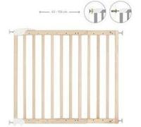 Badabulle Deco Pop Bois Barriere de Securite Extensible Fixation Pression + Vis 63,5 - 106cm Neutre G