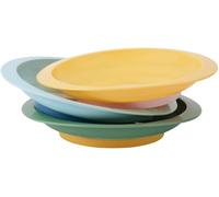 Badabulle Ensemble De 3 Assiettes Antidérapantes Couleurs Assorties