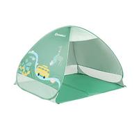 Badabulle Grande Tente de Plage Bébé Anti-UV FPS 50+, Système Pop-Up - Vert