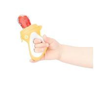 Badabulle Grignoteuse Bébé avec capuchon de protection, Poignée Ergonomique, Soulage les Poussées Dentaires et Eveille aux Goûts, dès 4 mois, sans BPA