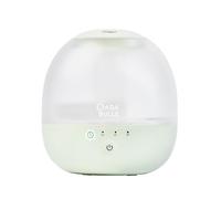 Badabulle Humidicateur d'air à Vapeur Froide Bubble - Veilleuse Multicolore - Autonomie 16h (Résevoir 2L) - Forme Compacte - Buse Orientable à 360° - Arrêt Automatique
