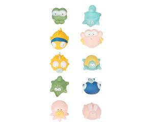 Badabulle - Jouets de bain Rigolo Splash x10 avec sac