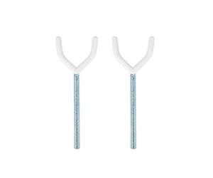Badabulle Kit de 2 Adaptateurs de barrière de sécurité Safe & Lock pour rampe d'escaliers, angles de mur, balustrades