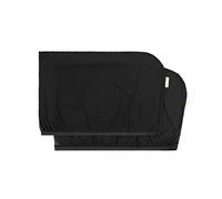 Badabulle Lot de 2 Chaussettes Pare-Soleil Voiture pour Vitres Arrières, Bloque 99% de la lumière, Réduit la Chaleur, Taille Universelle