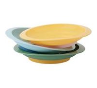 Badabulle Lot de 3 assiettes antidÃ©rapantes et incassables, 12m+ Neutre G