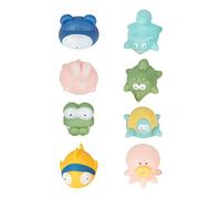 Badabulle Lot de 8 jouets de bain Gicleurs Rigolos Splash, Dès la naissance