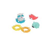 Badabulle Rigolos Splash Montagne Jouets de Bain Gicleurs avec Flotteurs Lot de 3 Pièces