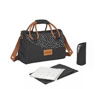 Badabulle Sac à langer avec plan à langer Grande Capacité Pocketstyle Noir Camel