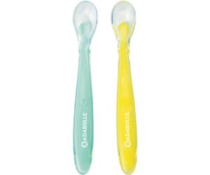 Badabulle Silicone Spoons petite cuillère 3 m+ 2 pcs