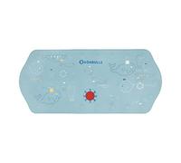 Badabulle Tapis de bain XXL Antidérapant (28 grousses ventouses) avec Témoin de température quand >37°C, 91 cm de long