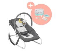 Badabulle Transat pour bébé Easy Moonlight - Arche de jeux + Trousse de soin Plouf OFFERTE
