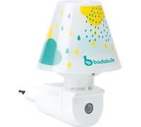 Badabulle Veilleuse murale pour bébé – Gouttes bleues – Automatique, économie d'énergie