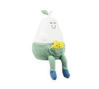 Badabulle Veilleuse Lumineuse en Silicone Bertille - Grande Autonomie (10h max) - 3 modes de Lumières - 6 Couleurs ou Blanc - Douce & Souple - Batteries Rechargeables