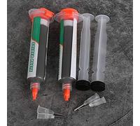 Badafaci 2 X 50 G de Pâte à Souder en Matériau Inoffensif Sn42 Bi58, Empêche Efficacement les échecs de Préchauffage D', Séchage Facile, sans Odeur Irritante, avec Joint de Soudure (301B)