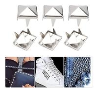 Badafaci 400 Ensembles de Rivets en Cuir Clous en Laiton 4 Mm 5 Mm 6 7 Rivets Décoratifs pour Vêtements pour Bricolage Artisanat sur Vestes Jeans Sacs à Dos Chaussures Chapeaux Ceintures Sacs et