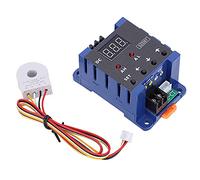 Badafaci Ampèremètre Numérique CC, Capteur de Courant, Alarme de Surcharge et Protection contre les Surtensions avec Sortie D'alarme par Relais, pour la du Courant des Circuits