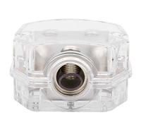 Badafaci Bloc de Distribution de Câble de Masse pour Voiture, Répartiteur D'alimentation pour Haut-parleurs en Alliage de Zinc, Entrée 1x0 GA, Sortie 2x4 GA, avec Structure Interne Stable