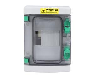 Badafaci Boîte de Distribution étanche IP66 pour L'extérieur, 4 Circuits, Boîte de Jonction électrique en Plastique ABS avec Couvercle Transparent pour une Utilisation Intérieure et