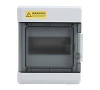 Badafaci Boîte de Protection de Distribution à 6 Voies IP66 étanche en Plastique ABS PC en Alliage avec Couvercle Transparent et Rail DIN pour une Utilisation Intérieure et Extérieure